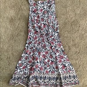 Super flattering pink floral dress 🌸